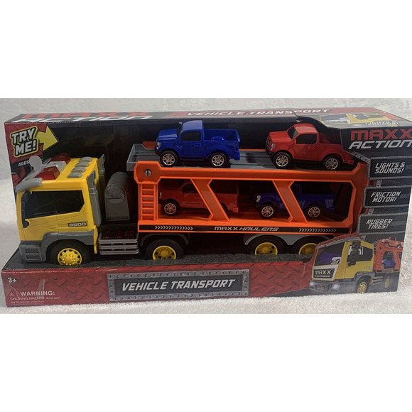 Sunny Days Maxx Action Vehicle Transport Hauler with Lights & Sounds NEW! - Picture 1 of 8